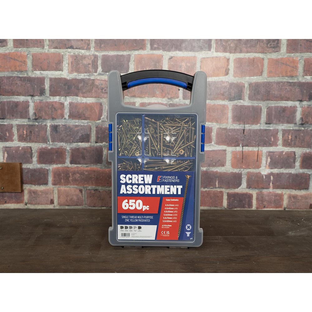 Forgefix Multi-purpose Screw Organiser 650 Piece