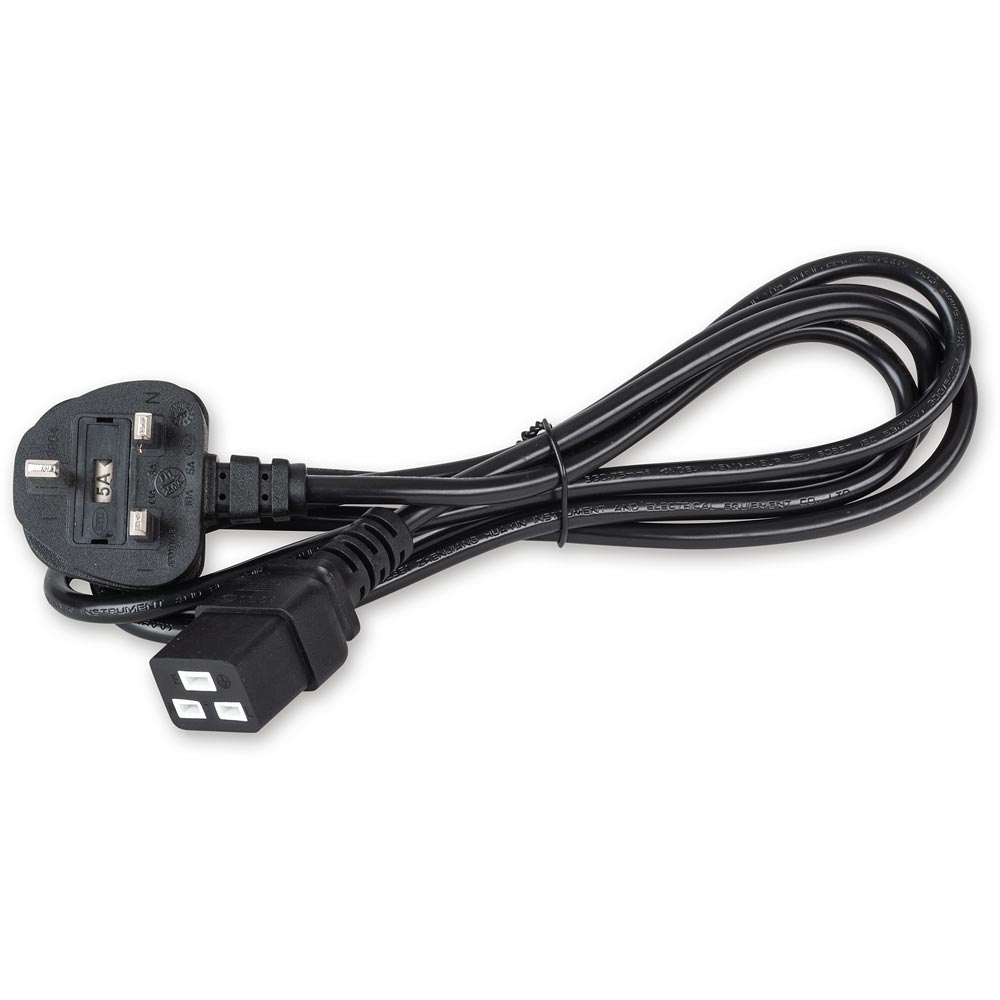 Axminster UK Power Cable - C19 - 2m
