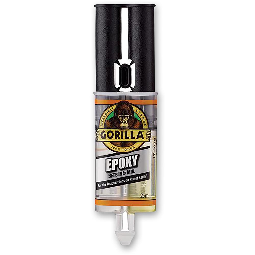 Gorilla® 5 Min 2-Part Epoxy Syringe 25ml