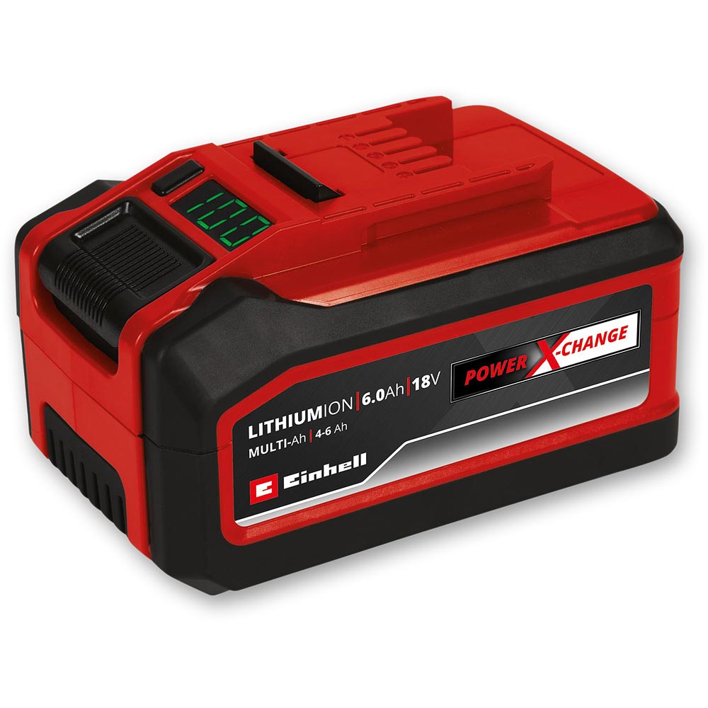 Einhell Power X-Multi-Ah Li-ion Battery 18V 4.0Ah-6.0Ah