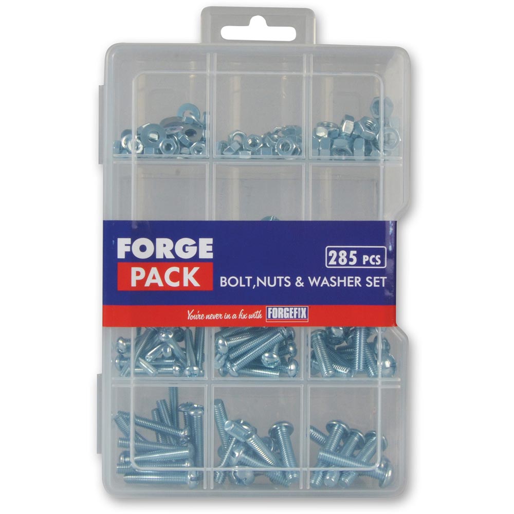Forgefix Bolt Nut & Washer Kit ForgePack 285 Piece