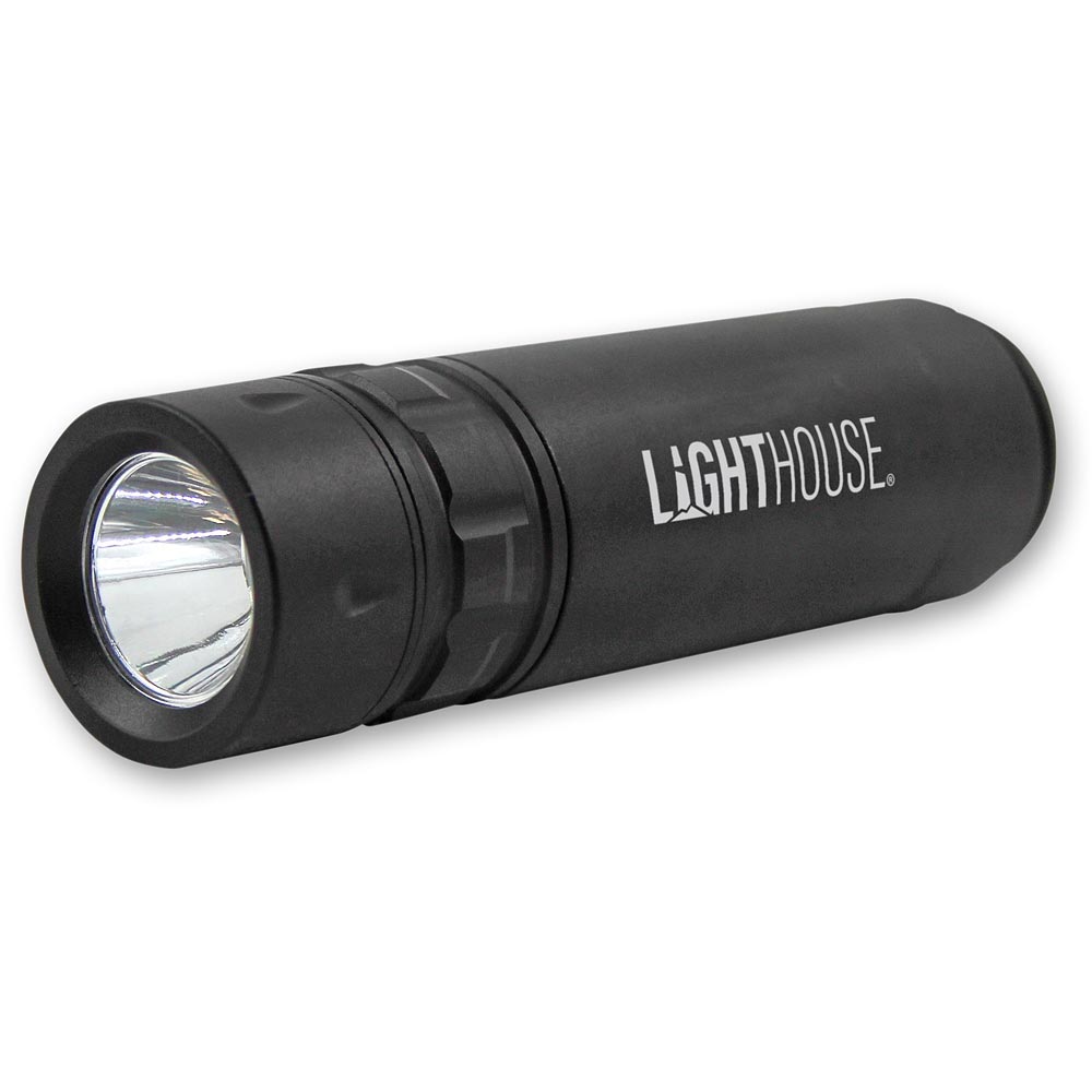Mb 120 Lighthouse Rechargeable LEDPocketTorch 120 lumens | Axminster Tools