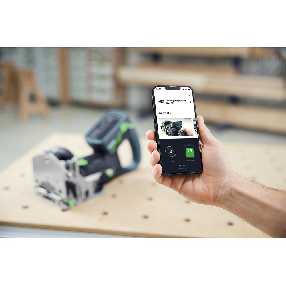 Festool DOMINO DFC 500 E-Basic Jointing Machine 18V (Body Only)