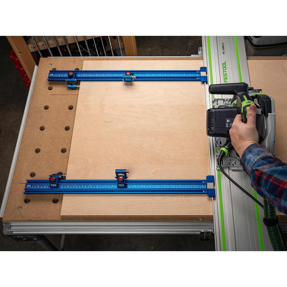 TSO Flip Stop for Parallel Guide System