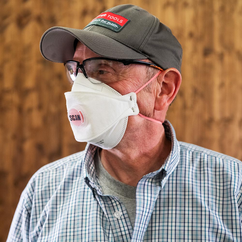 Scan Tri Fold Valved Respirator Masks (Pkt 3)