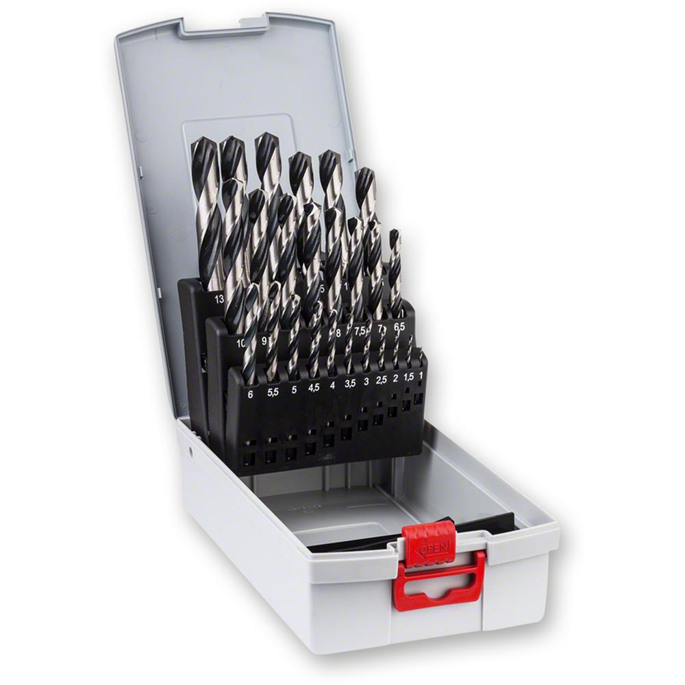 Bosch HSS Twist PointTeQ Drill Bit ProBox Set 25