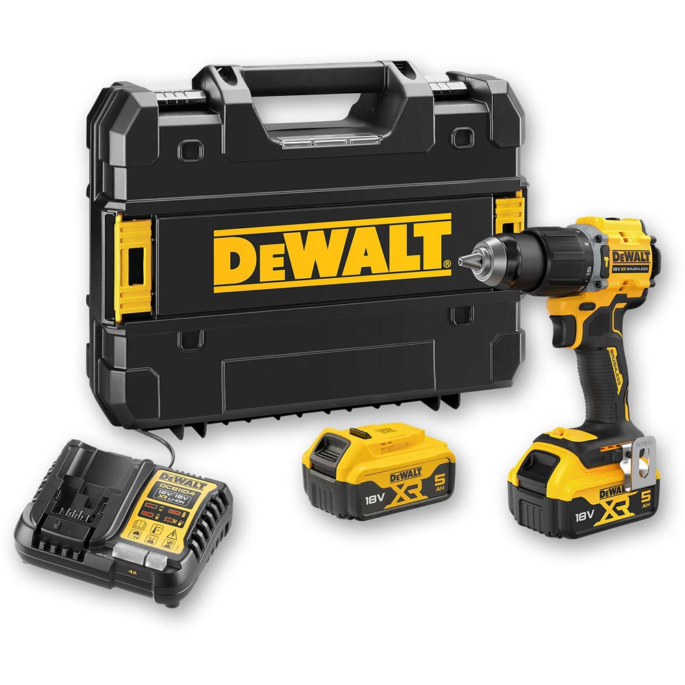 DeWALT Brushless DCD799P2T Combi Drill 18V 2 x 5.0Ah