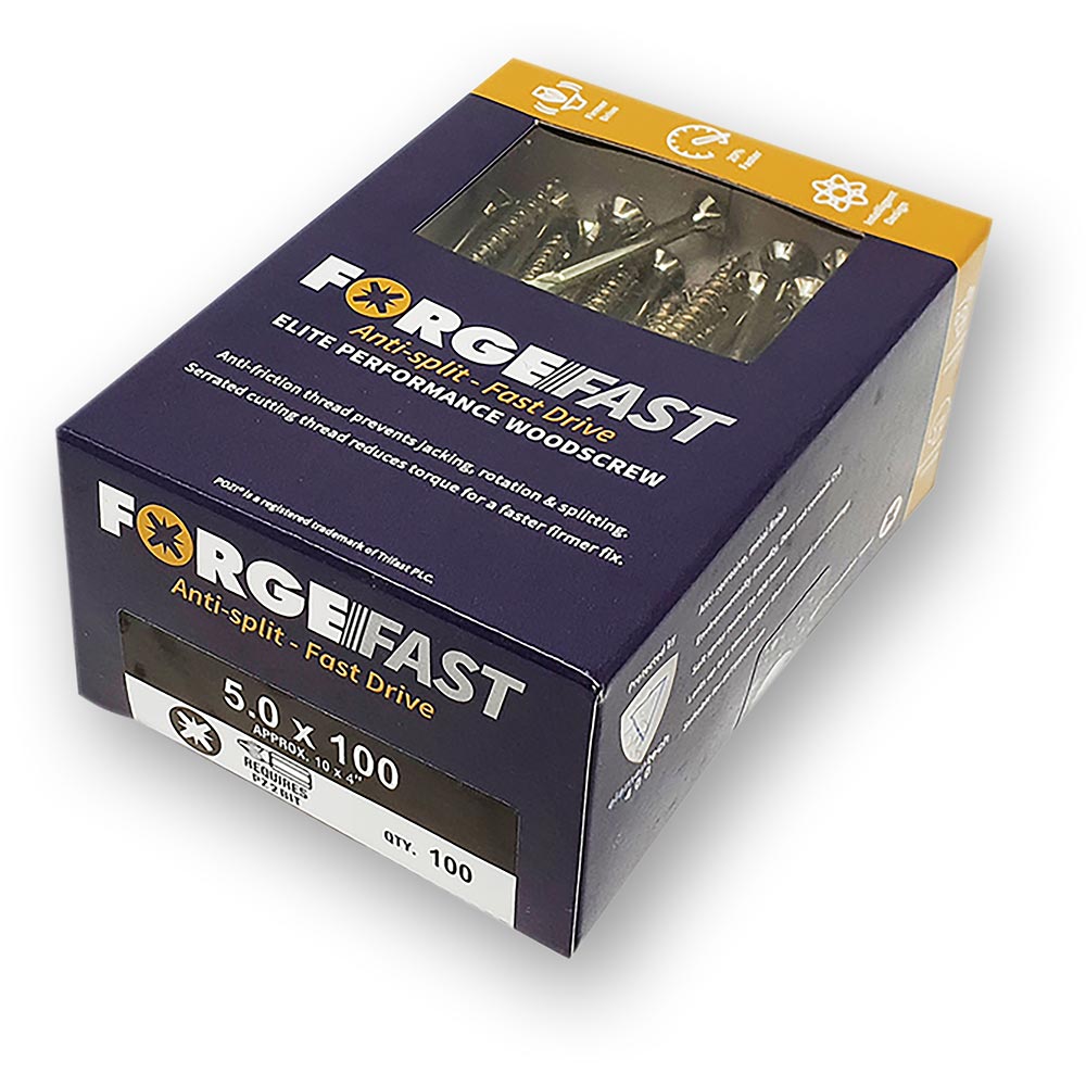 Forgefast Elite Pozidrive Countersunk Wood Screws