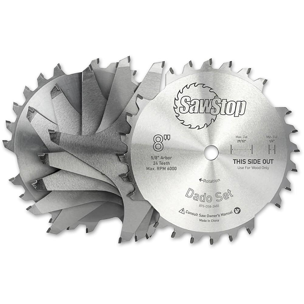 SawStop 8" Dado Set