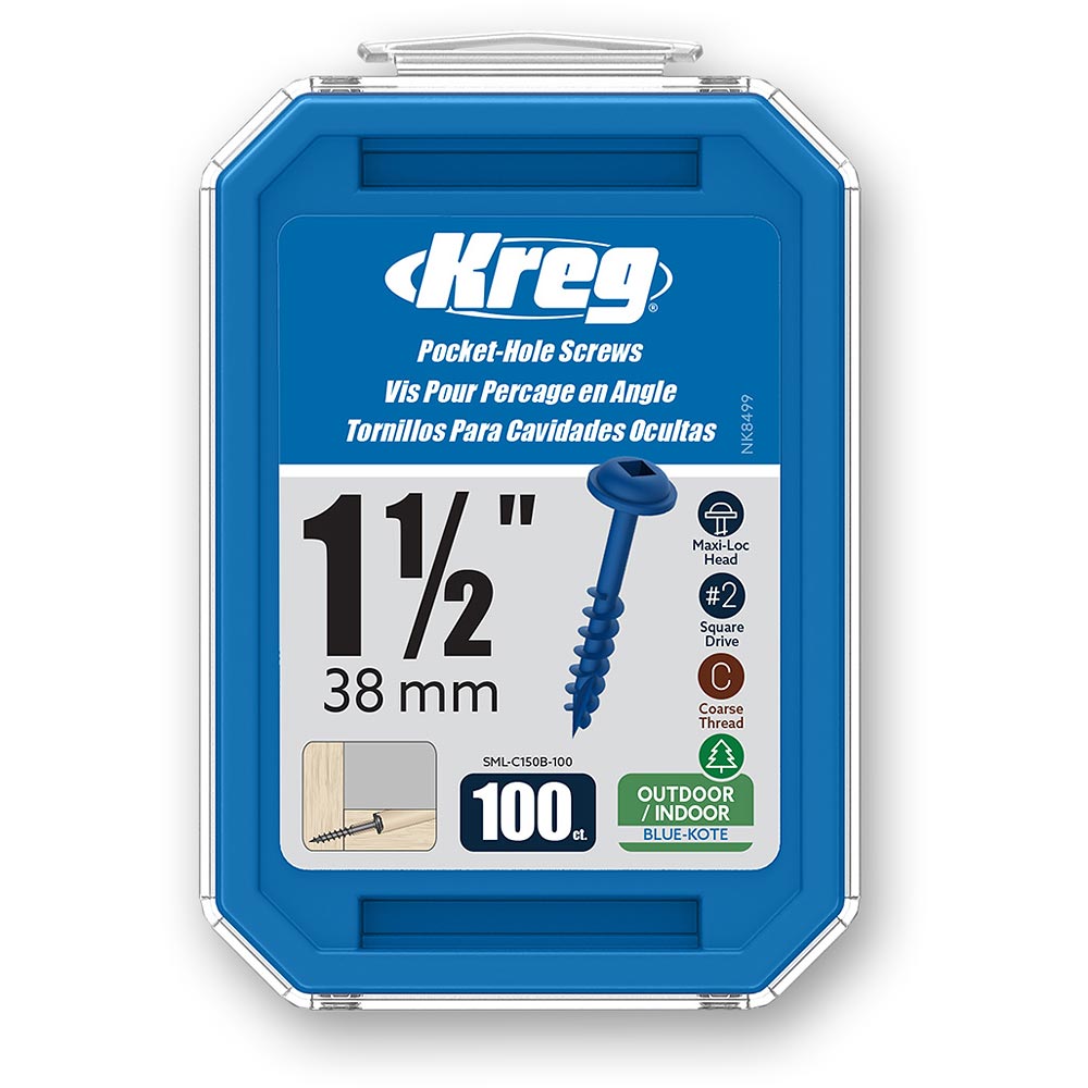 Kreg Blue-Kote WR Screws