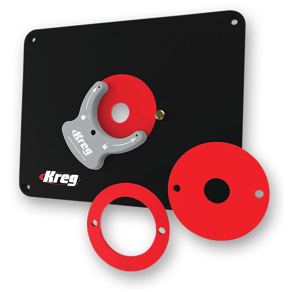 Kreg Precision Router Table Insert Plate & Rings