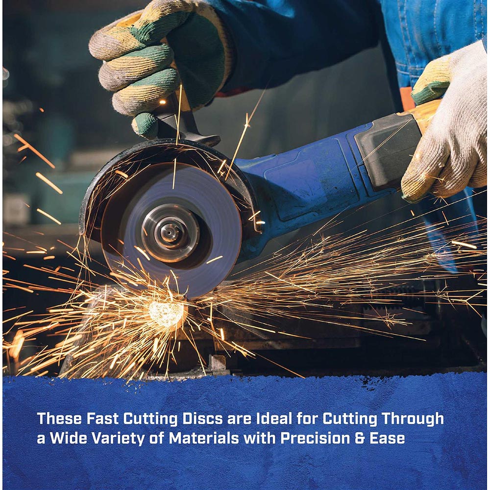 Faithfull Multi Purpose Thin Cutting Discs - Pack 10