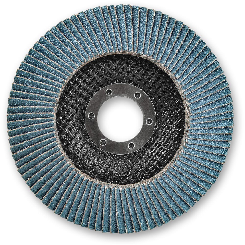 Faithfull Zirconia Abrasive Flap Disc 115mm
