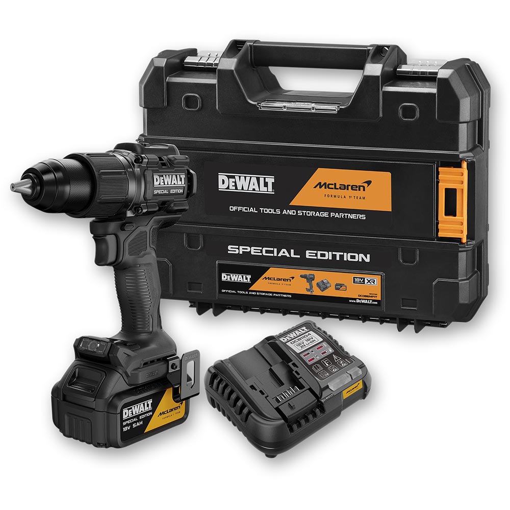 DeWALT DCD86MP1T McLaren F1 Combi Drill 18V (5.0Ah)