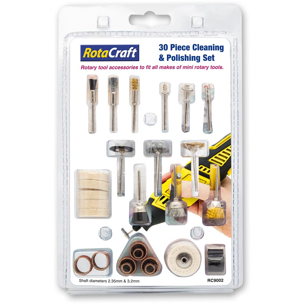 Rotacraft 30 Piece Cleaning & Polishing Set