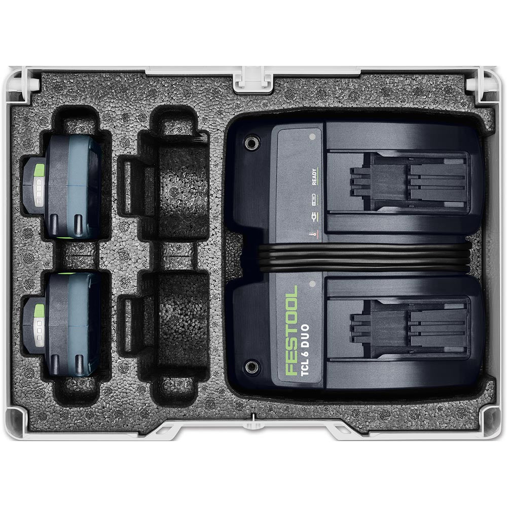 Festool Energy Battery Set SYS18V TBX 4.0Ah & DUO Charger 18V Kit