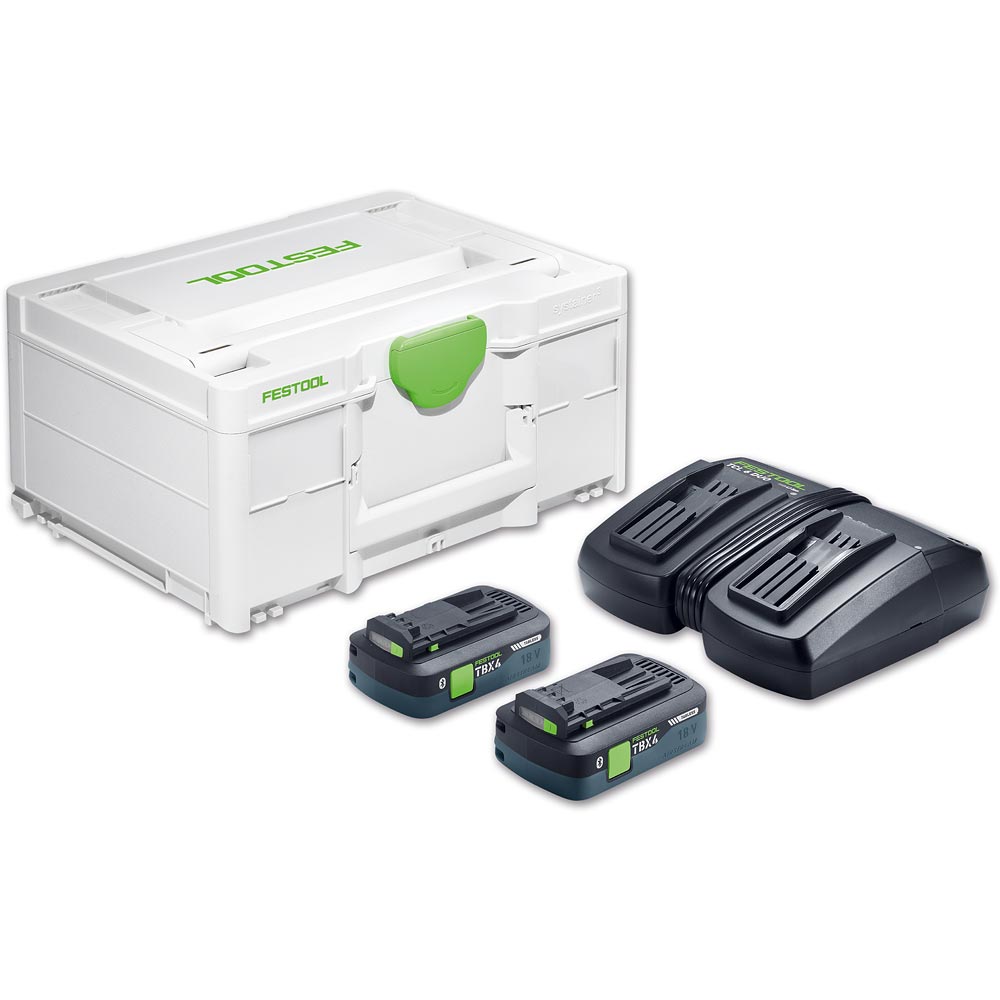 Festool Energy Battery Set SYS18V TBX 4.0Ah & DUO Charger 18V Kit