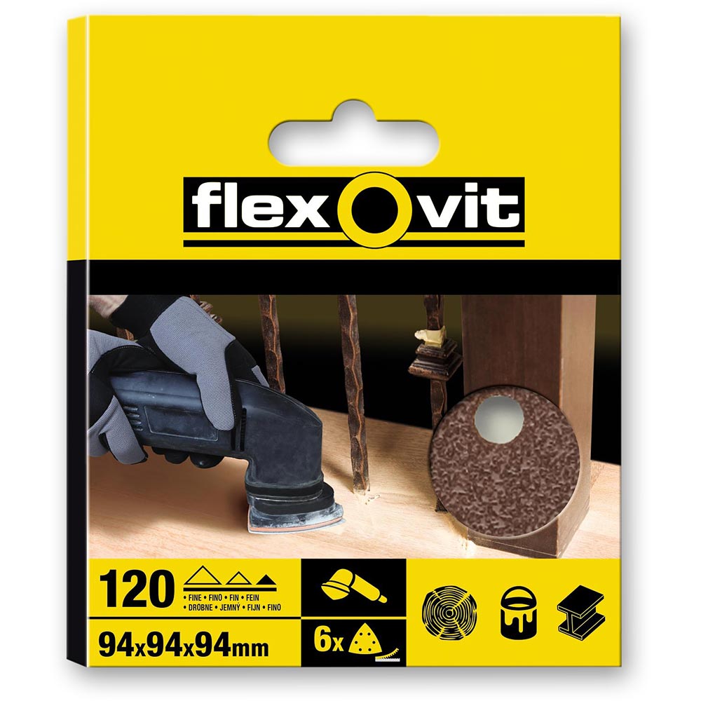 Flexovit Delta Sanding Abrasive 94mm