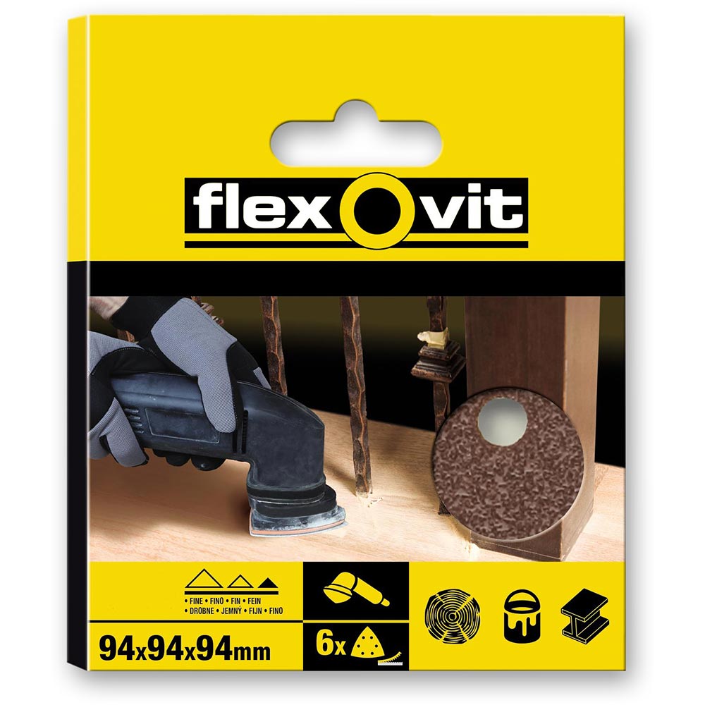 Flexovit Delta Sanding Abrasive 94mm