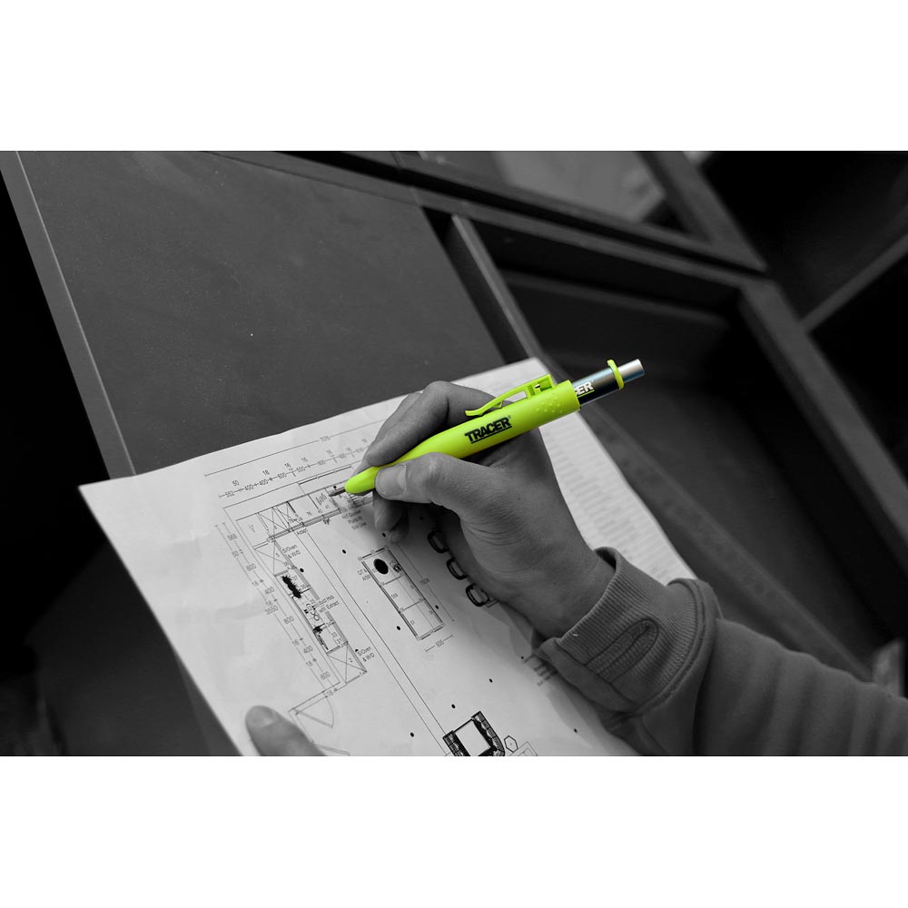 TRACER Pro Deep Hole Construction Pencil with Holster