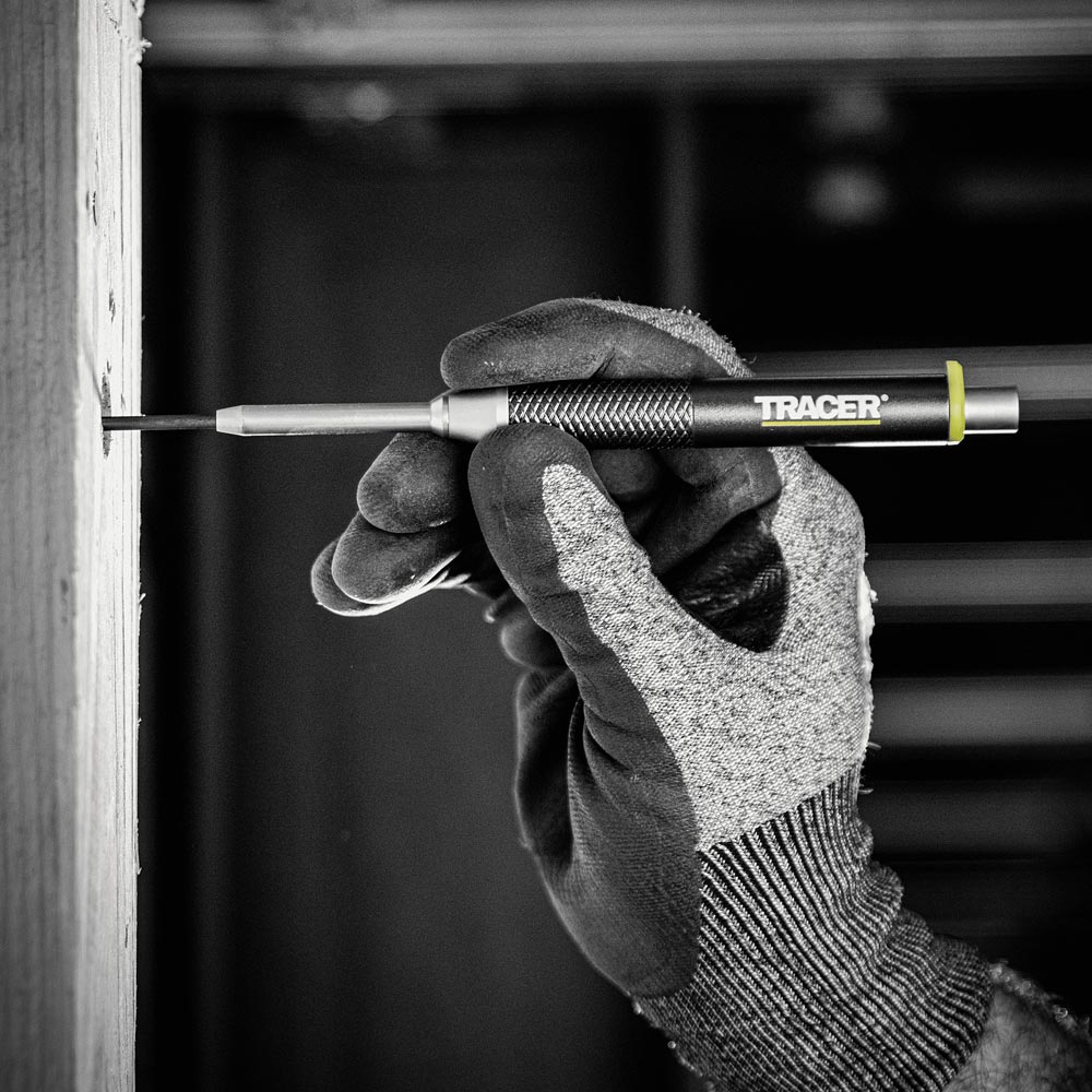 TRACER Pro Deep Hole Construction Pencil with Holster