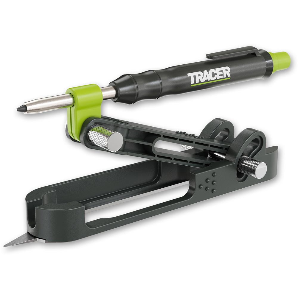 TRACER Proscribe Deep Hole Pencil, 6x Leads, Holster & Case