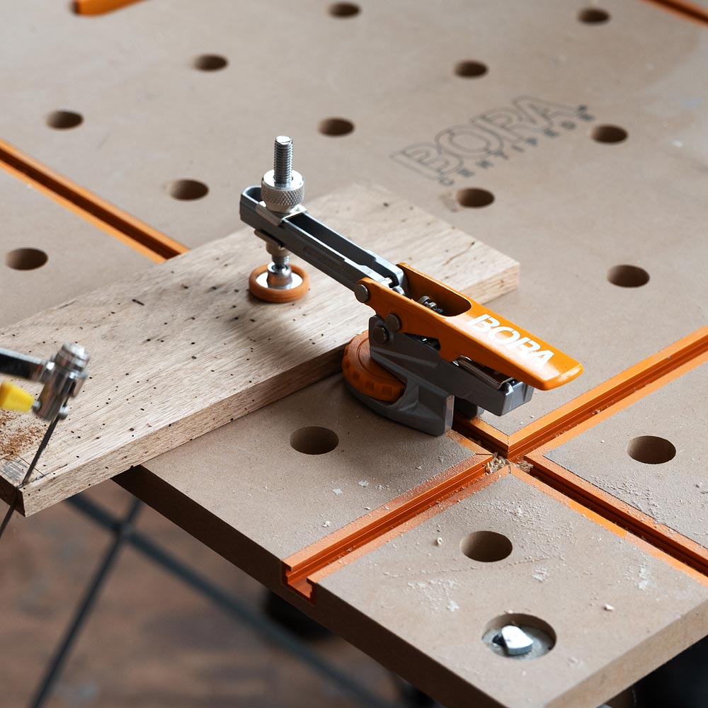 BORA Auto Adjust Horizontal T-Track Clamp