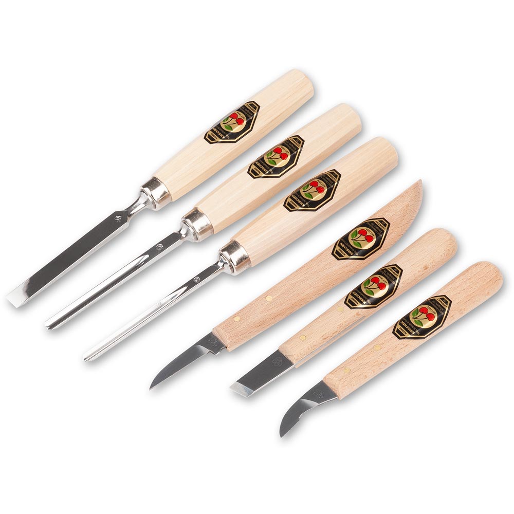 Kirschen 6pc Chip Carving Set