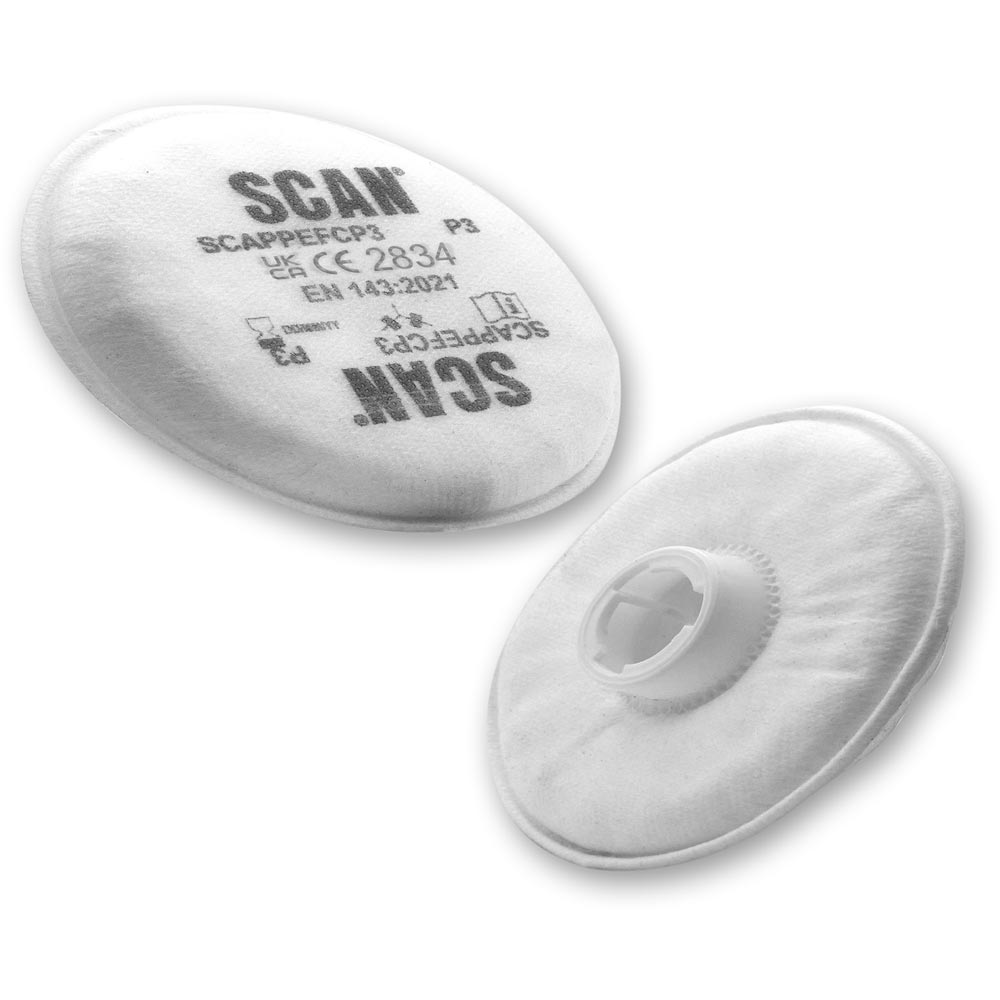 Scan Twin Half Mask Cartridge / Filter Pairs