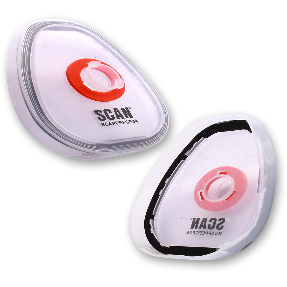 Scan Twin Half Mask Cartridge / Filter Pairs
