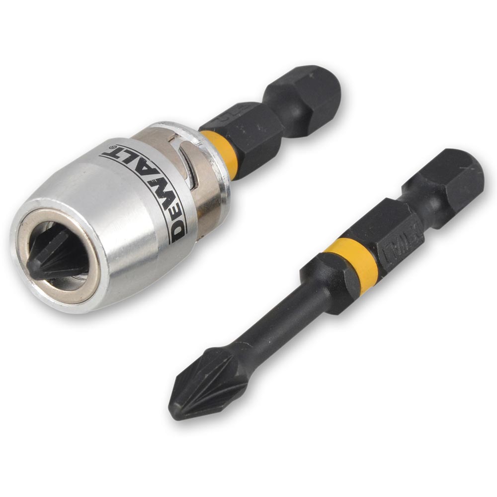 DeWALT Impact Torsion Bits PZ2 and Sleeve Holder