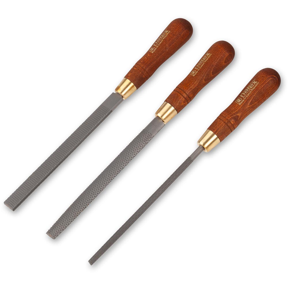 Narex 200mm Fine Rasp Set (Pkt 3)