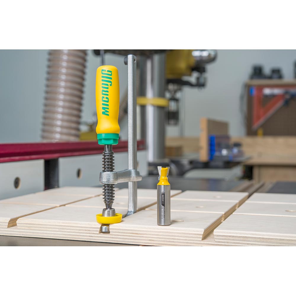MICROJIG MATCHFIT Dovetail Clamps (Pkt 2)