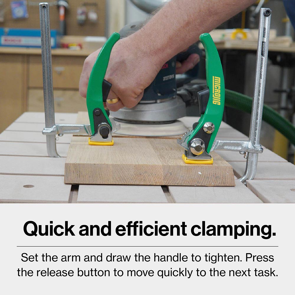MICROJIG MATCHFIT Dovetail Rachet Clamp AP