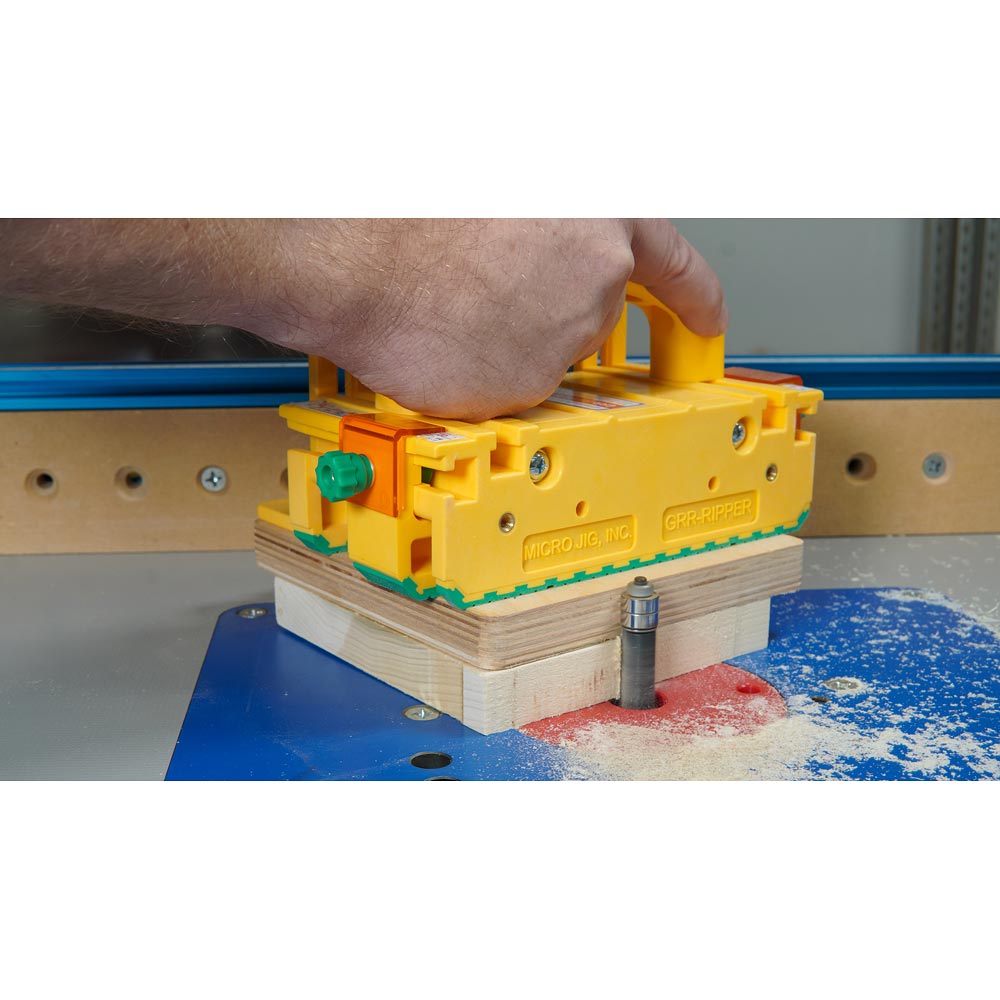 Box Scraper Rippers MICROJIG GRR-RIPPER 100+ 3D Pushblock | Axminster Tools