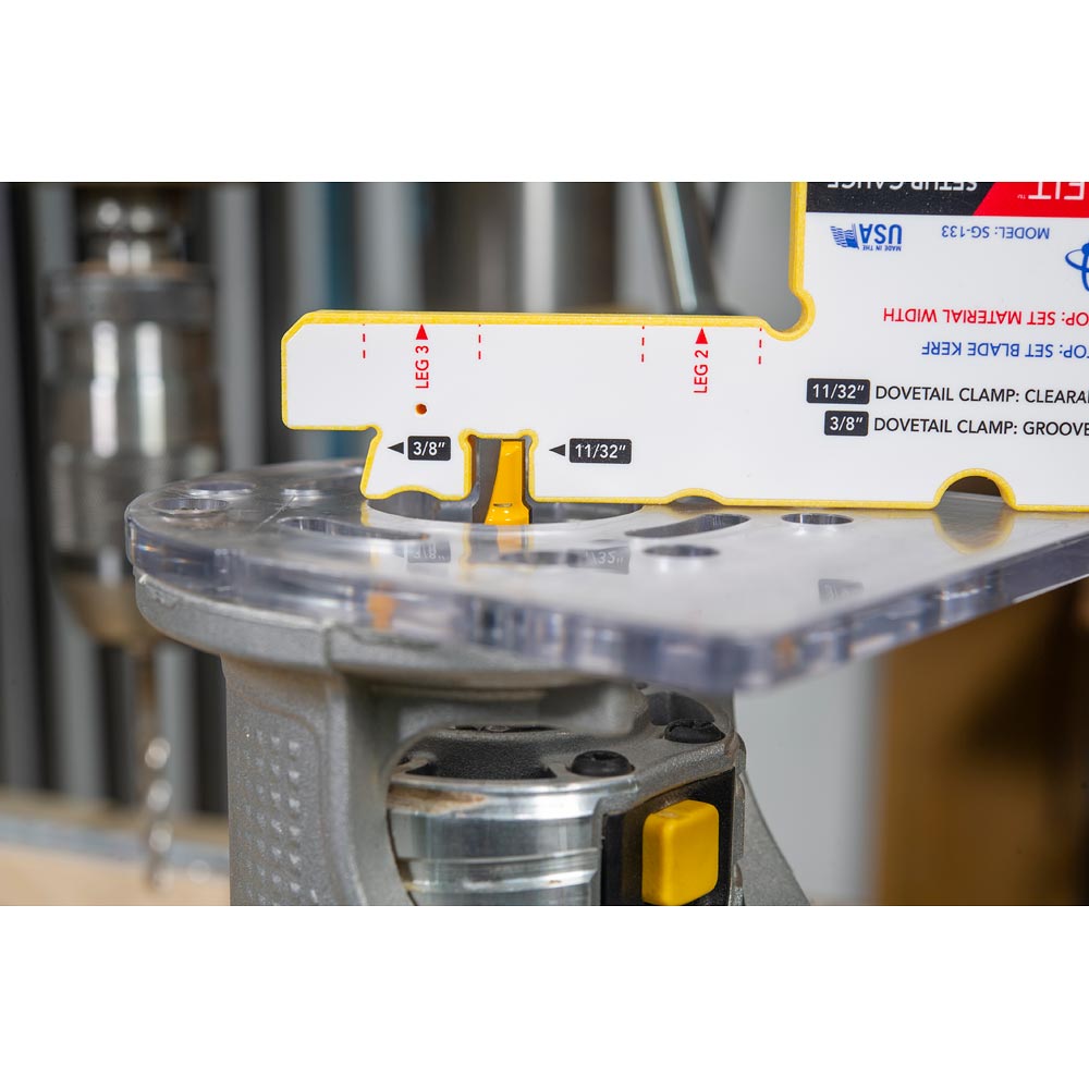 MICROJIG MATCHFIT Relief 1/4STR Router Bit 1/4SHK