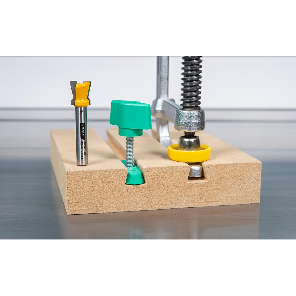 MICROJIG MATCHFIT Dtail 14°x1/2" Router Bit 1/4SHK