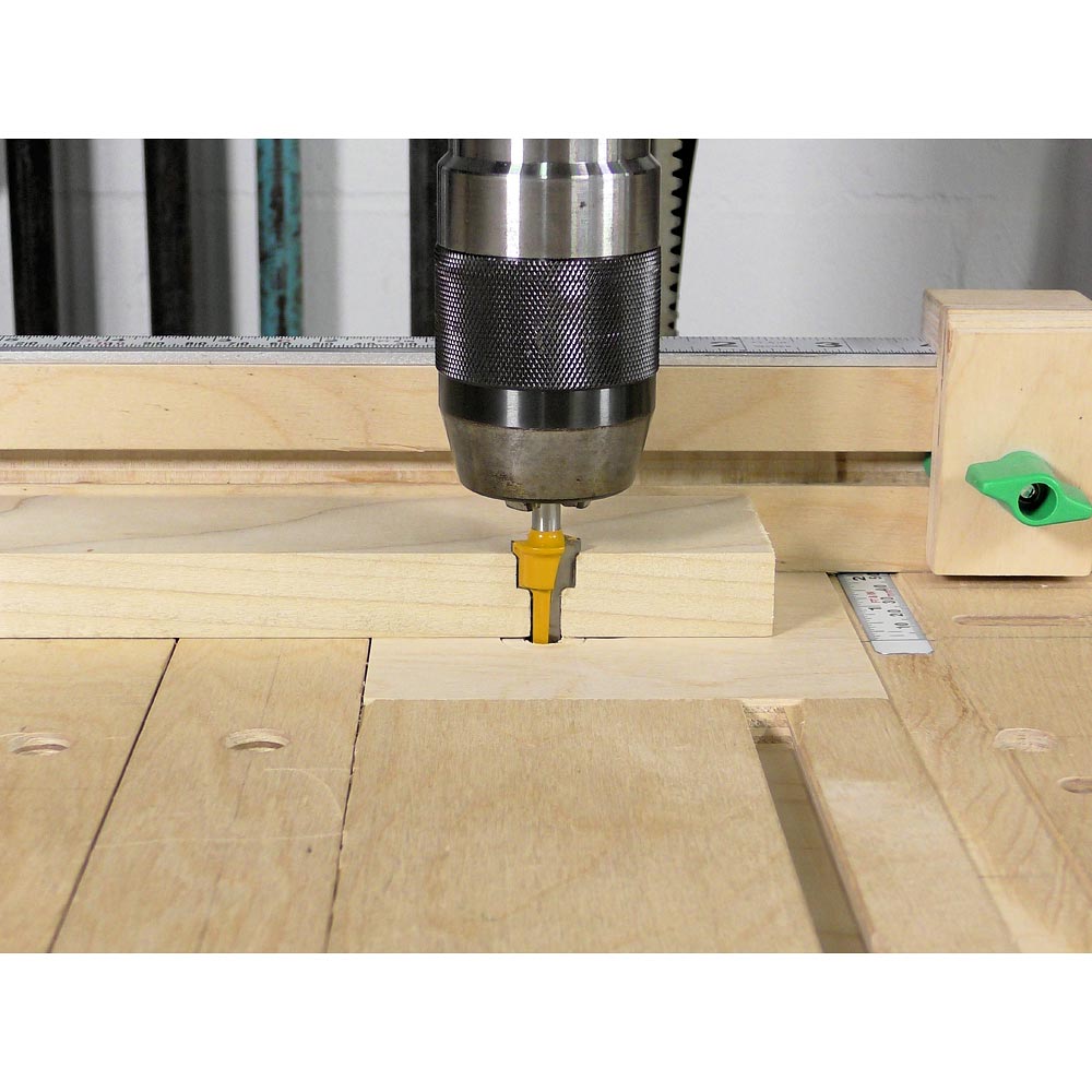MICROJIG ZEROPLAY 2-Step Plunge Bit 1/4SHK