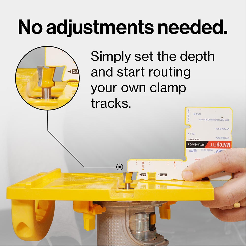 MICROJIG MATCHFIT Grid Routing Guide Kit