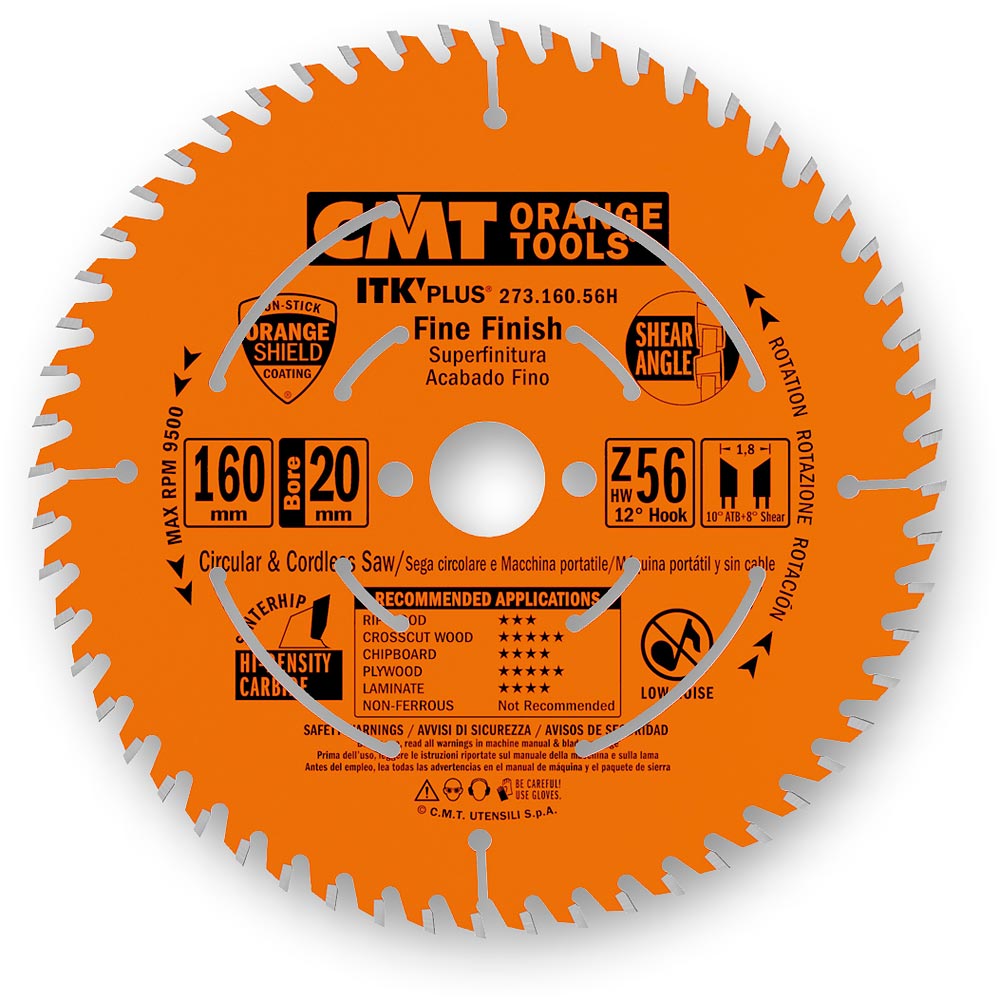 CMT 273 ITK Plus Circular Saw Blades - Fine Thin Kerf | Axminster Tools