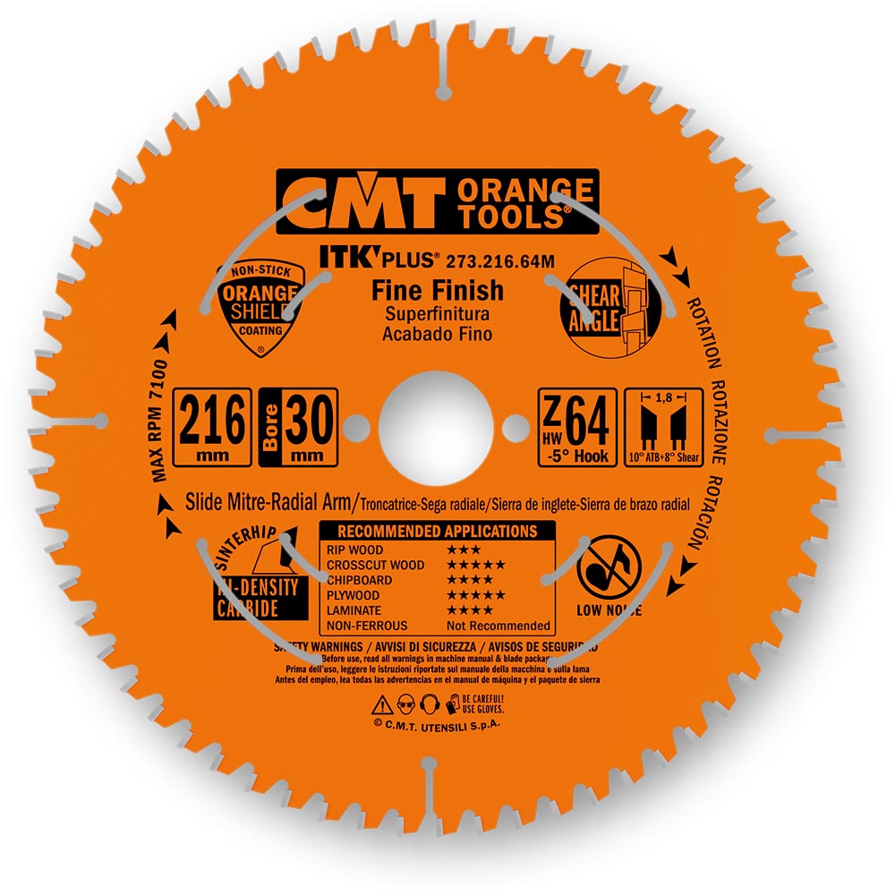 CMT 273 ITK Plus Circular Saw Blades - Fine Thin Kerf | Axminster Tools