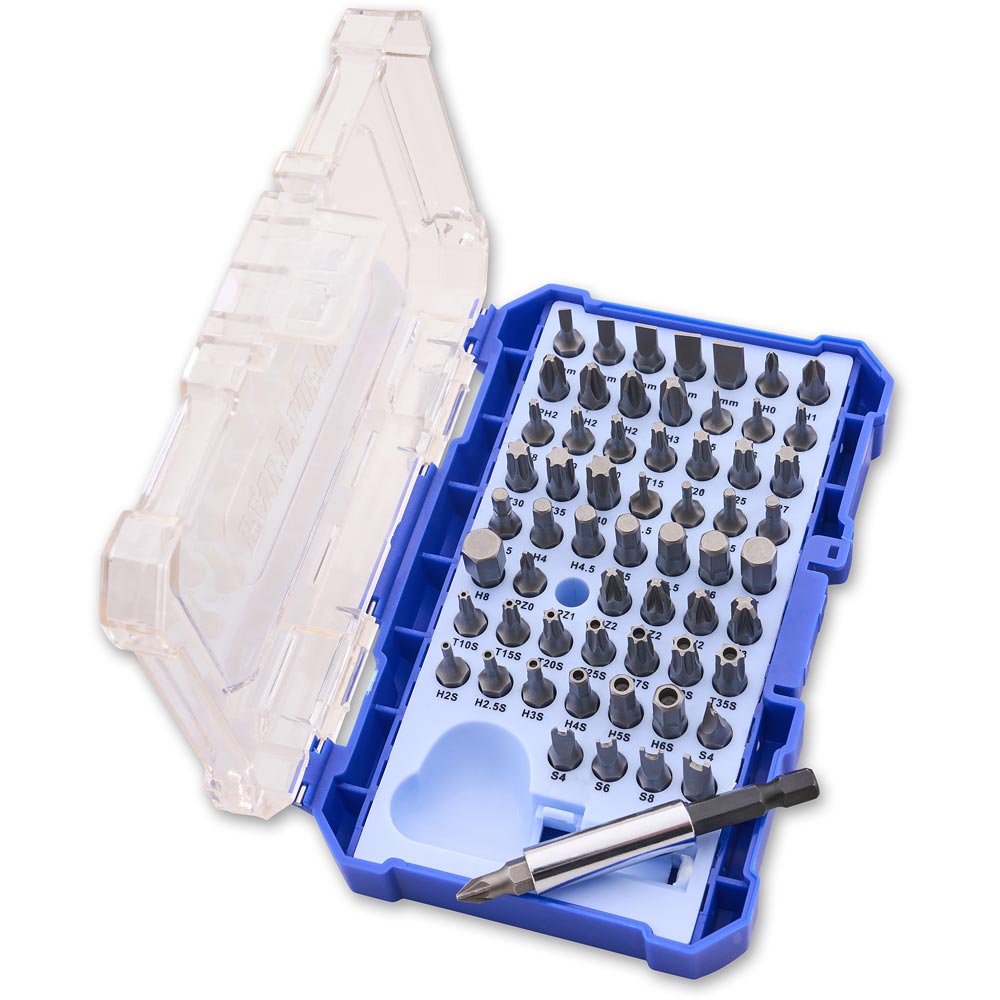 Faithfull 61 Piece Security Bit Security Bit Set