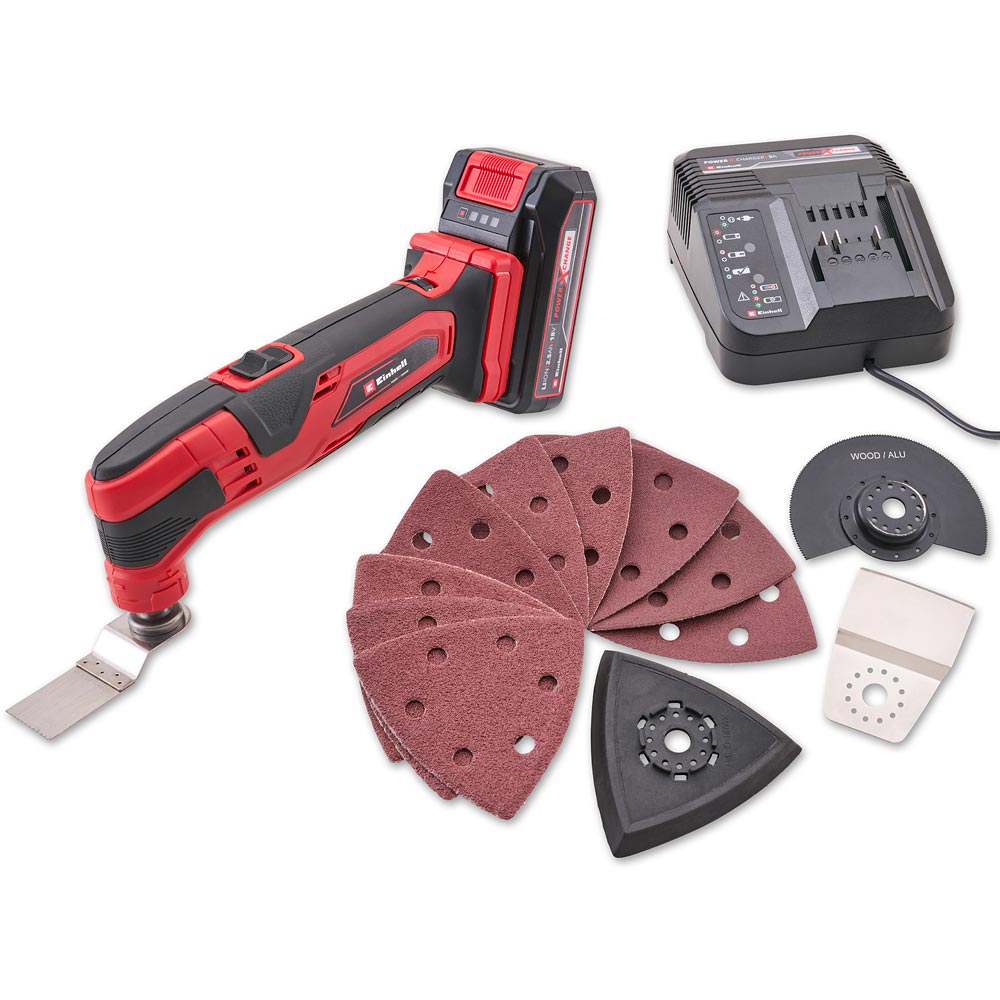 Einhell Multi Tool & 2.5Ah Battery/Charger Kit 18V
