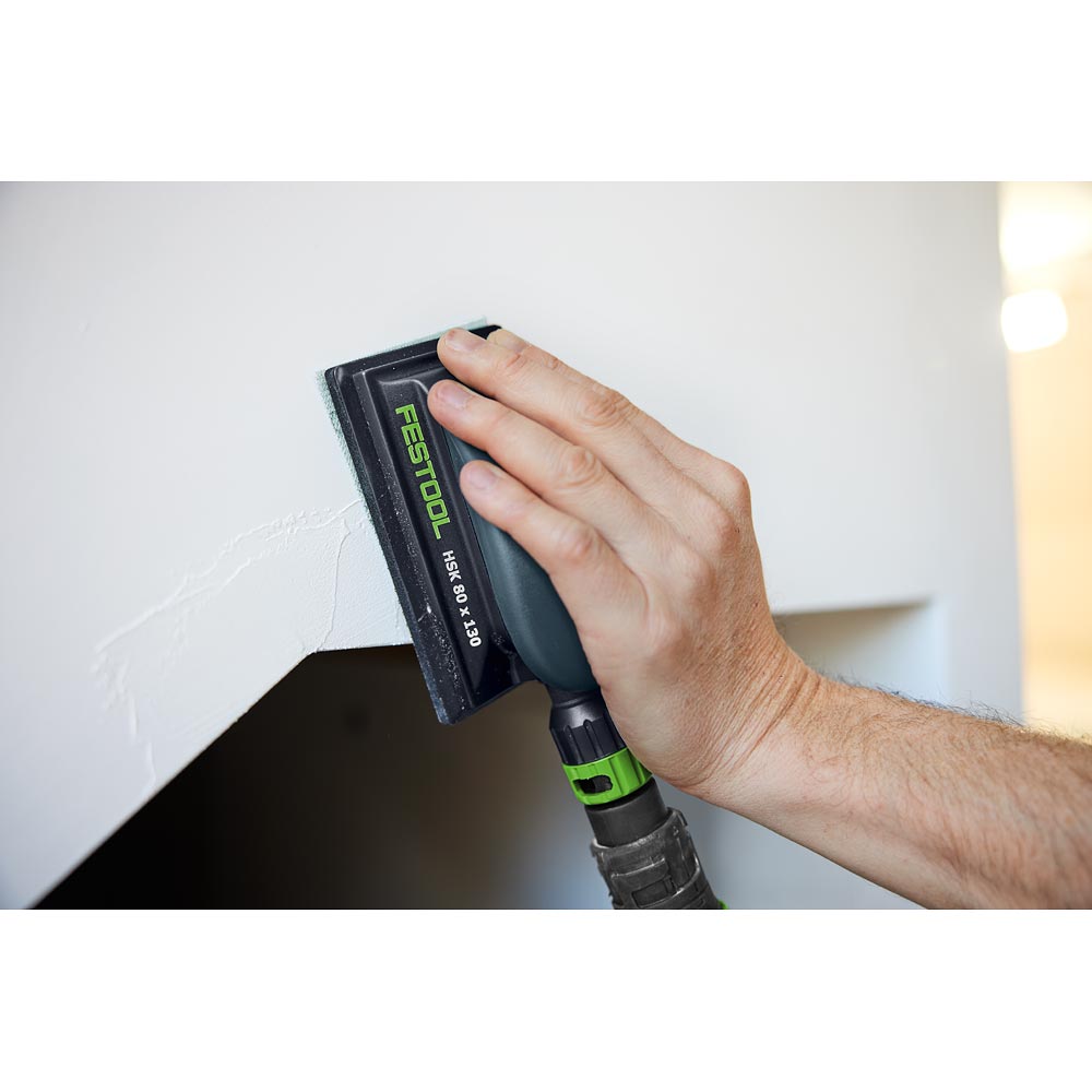 Festool Sanding Block 80 x 130mm with Extraction Outlet