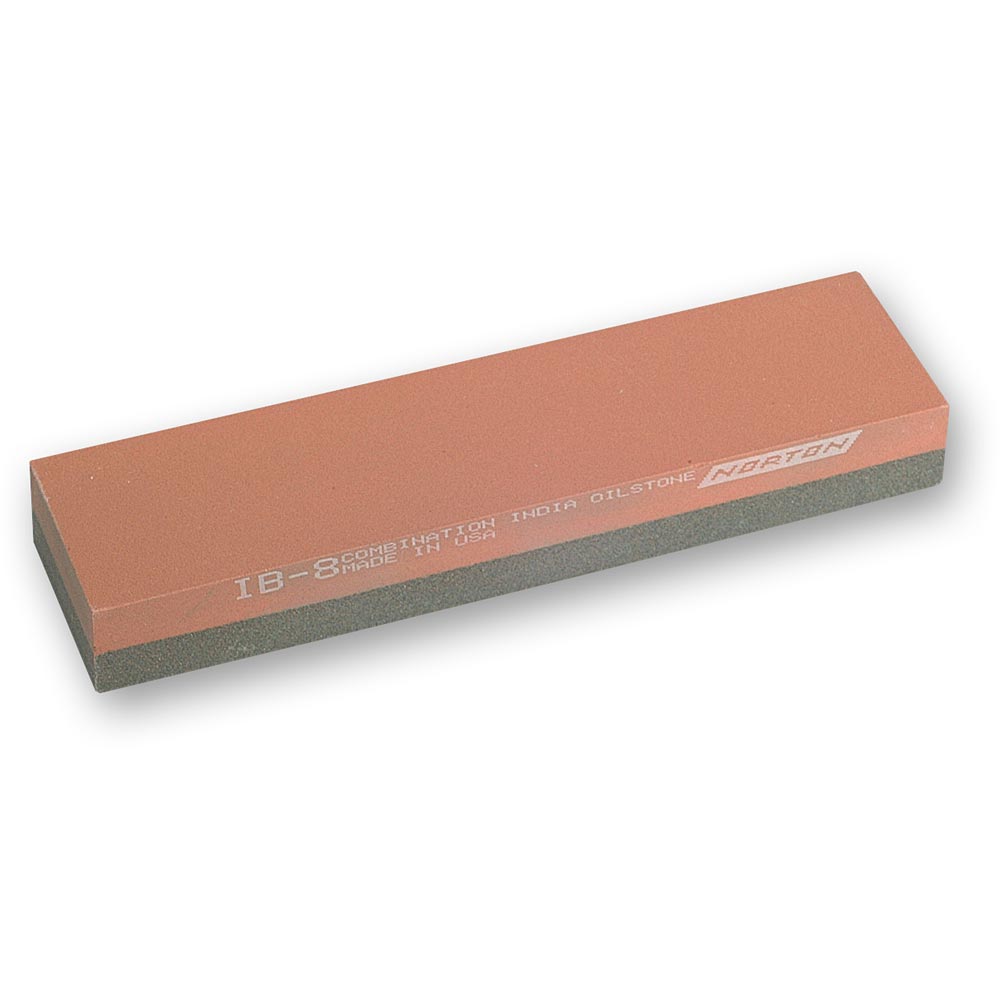 Norton India IB8 Combination Oilstone - 204 x 50 x 25mm