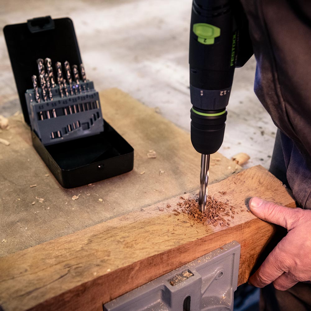 Axminster 19 Piece High Speed Steel Ground Drill Bit Set