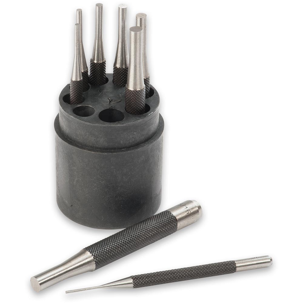 Axminster 8 Piece Parallel Pin Punch Set