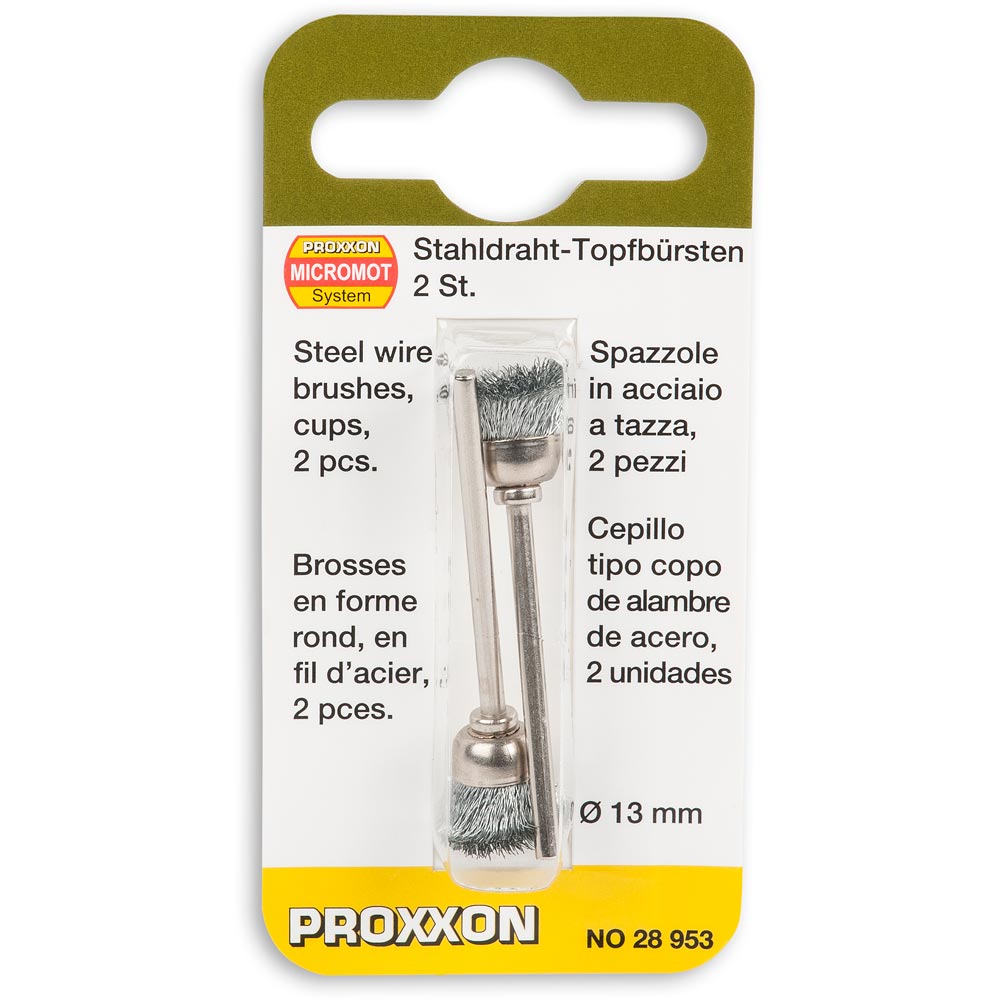 PROXXON End & Cup Wire Brushes