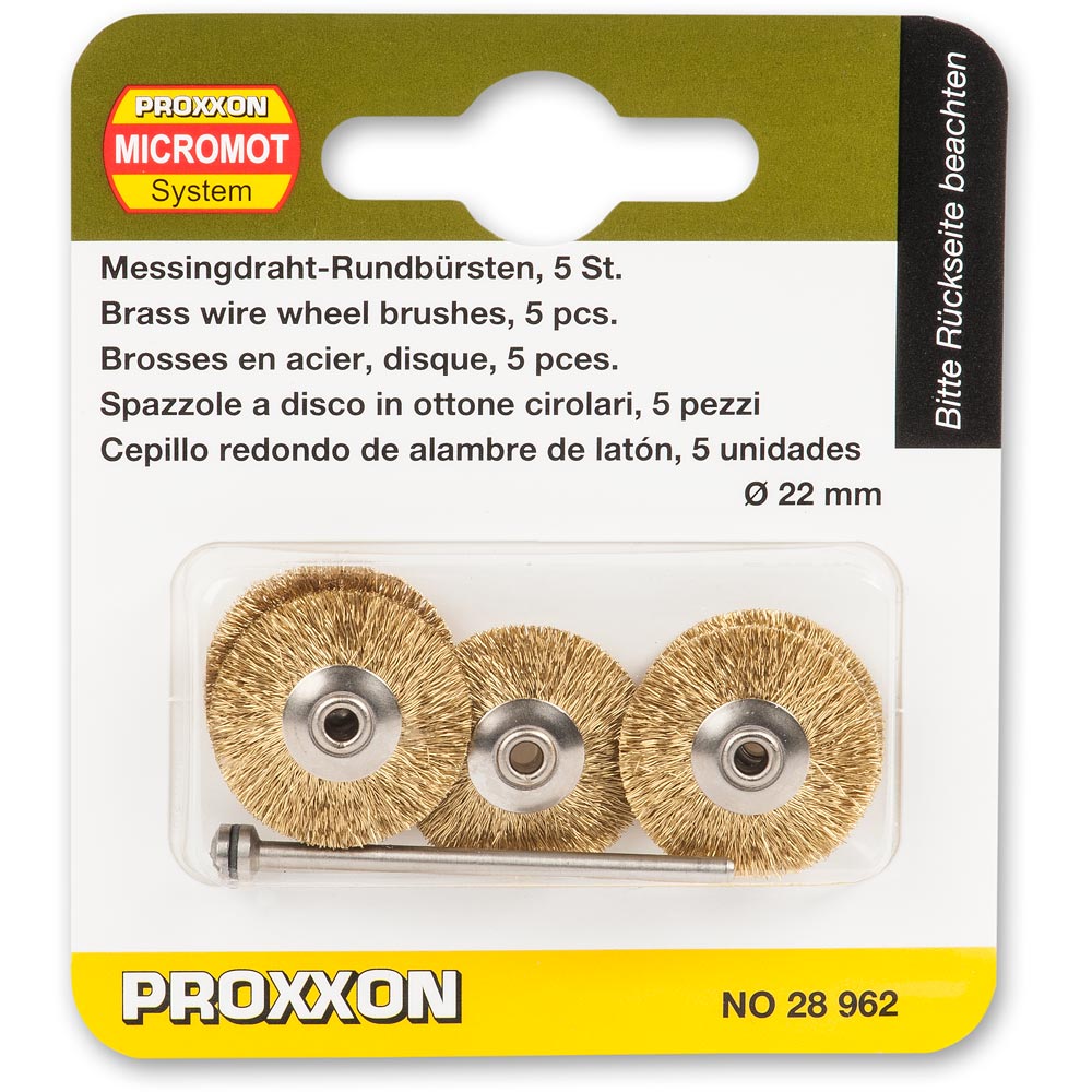 PROXXON Wire Wheel Brushes