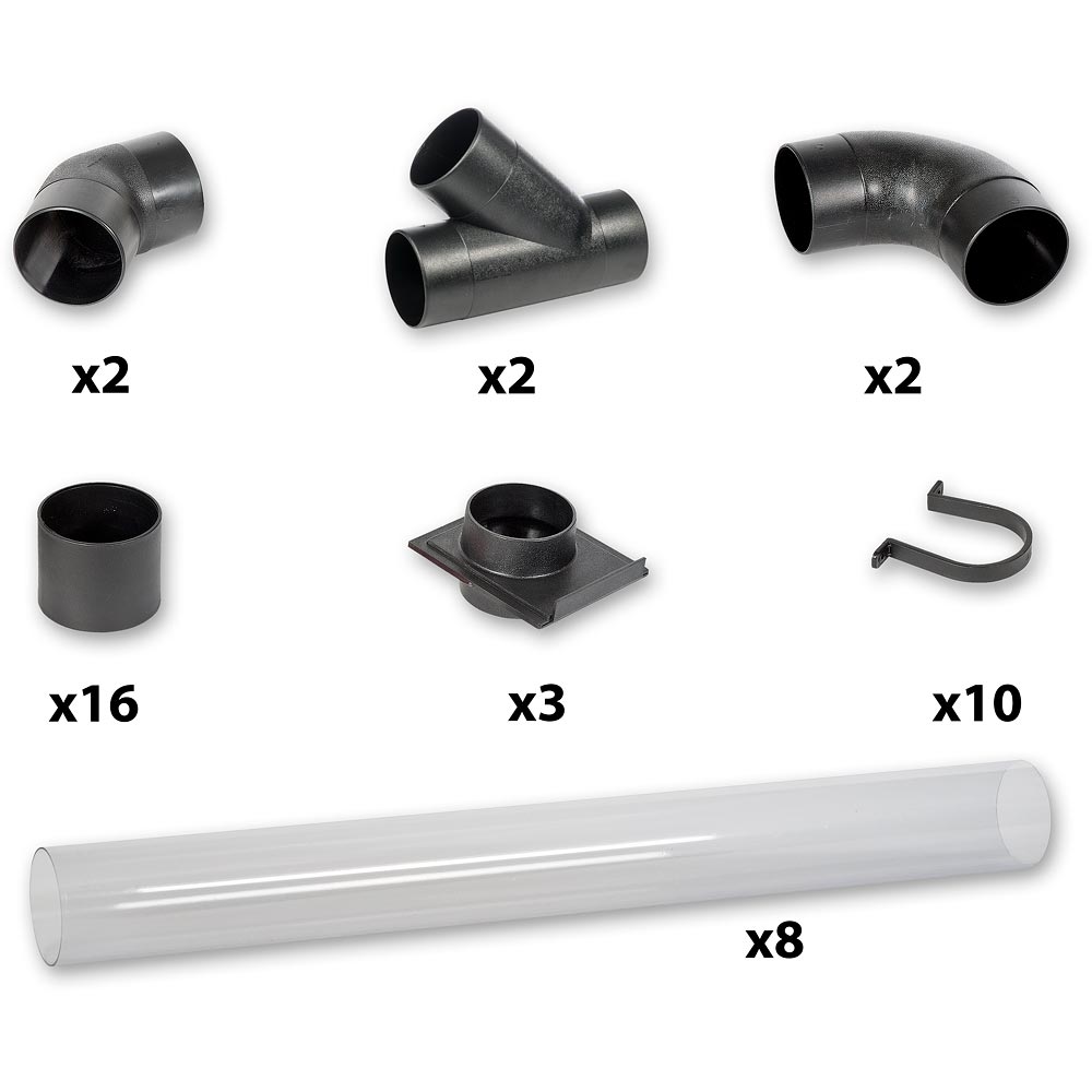 Axminster 100mm Dust Extraction Kit